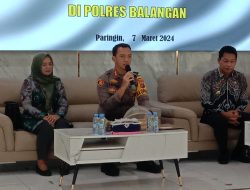Polres Balangan Gelar Rakor Cipta Kondisi Pasca Pemilu dan Stabilitas Bapokting Jelang Ramadhan dengan Pemkab Balangan