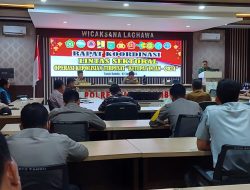 Pengamanan Jelang Hari Raya Idul Fitri, Rapat Koordinasi Lintas Sektoral Operasi Ketupat 2024 Dilaksanakan