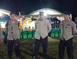 Kapolsek Pulau Laut Barat Pimpin Pengamanan Pembukaan MTQ ke-54 Tingkat Kabupaten Kotabaru