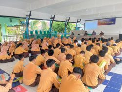 Edukasi Sejak Dini, BPBD Sosialisasikan Penanggulangan Bencana di SMPN 1 Kotabaru