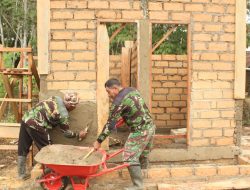 Sasaran Fisik Pembuatan MCK di TMMD Kodim 1022 Tanbu Capai 60 Persen
