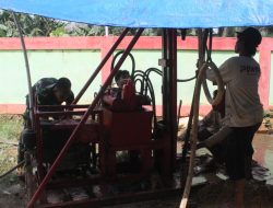 Satgas TMMD 1022 Tanbu Lanjutkan Pengeboran Sumur Bor di Titik Kedua
