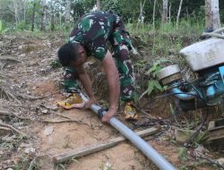 Satgas TMMD Kodim 1022 Tanbu Laksanakan Program Unggulan TNI Manunggal Air Bersih