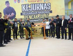 Paman Birin Resmi Buka Kejurnas Pencak Silat PPLP/SKO se-Indonesia, Diikuti 282 Atlet dari 27 Provinsi