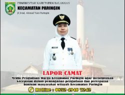 Kecamatan Paringin Luncurkan Inovasi Layanan Aduan “LAPOR CAMAT”