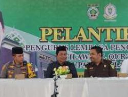 Ketua DPRD Balangan Hadiri Acara Pelantikan Pengurus LPTQ Balangan Periode 2024-2028