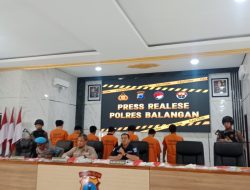 Polres Balangan Berhasil Amankan 10 Tersangka Kasus Penyalahgunaan Narkoba Selama Operasi Antik Intan 2024