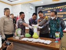 Polres Balangan Musnahkan Ribuan Butir Narkotika Jenis Karisoprodol