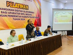 BPKSDM Gelar Pelatihan Penanganan Gigitan Ular Berbisa