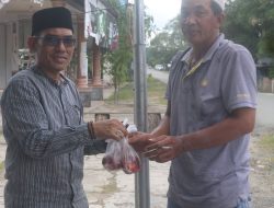 Arbani Laksanakan Ibadah Qurban di Desa Mekarpura Kecamatan Pulau Laut Tengah