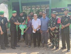 Peringati HUT ke-66 Kodam VI/Mulawarman, Dandim 1004 Kotabaru Serahkan Simbolis Kunci Rumah Layak Huni