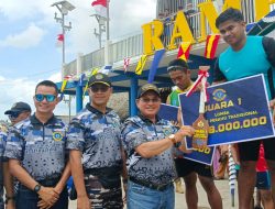 Lomba Dayung HUT Lanal Kotabaru ke-27, Bupati Kotabaru Berikan Apresiasi