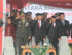 Wakili Dandim, Kepala Staf Kodim 1022 Tanbu Hadiri Upacara Peringatan HUT di Kantor Bupati Tanbu