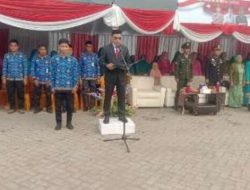 Akhmad Fauzi Bacakan Teks Proklamasi di Upacara HUT ke-79 RI di Batu Mandi