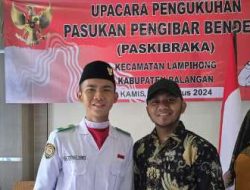 Anggota DPRD Balangan Hadiri Kegiatan Pengukuhan Paskibraka