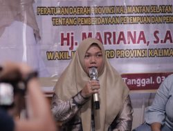 Mariana Sosialisasikan Perda Nomor 11 Tahun 2018 di Desa Tambak Sarinah