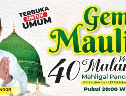 Paman Birin Gelar Gema Maulid 40 Malam di Mahligai Pancasila pada 4 September – 13 Oktober 2024
