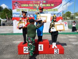 Peringati HUT TNI ke-79, Kodim 1022 Tanbu Gelar Lomba PBB Piala Panglima TNI