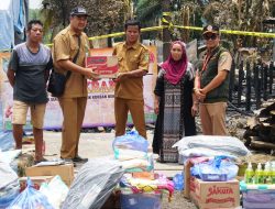 BPBD Balangan Salurkan Bantuan untuk Korban Kebakaran di Buntu Karau Juai