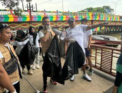 Relawan Yamin-Ananda Urban Rangers Kembali Beraksi, Kali Ini Gelar Aksi Bersih-bersih Sampah di Siring Menara Pandang