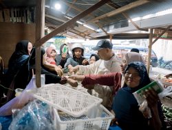 H Bahsanuddin Blusukan ke Pasar Sudan Raya, Dorong Daya Beli Masyarakat