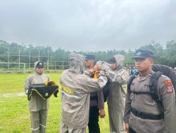 Polres Balangan Laksanakan Apel Gelar Pergeseran Pasukan Pengamanan Jelang Pilkada Serentak 2024