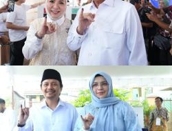 Di TPS Muhidin dan Hasnur Mencoblos, Keduanya Menang Telak