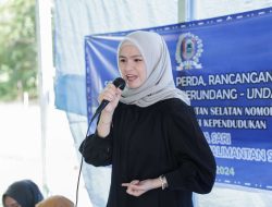 Desi Sosialisasikan Perda No 1 Tahun 2014 di Desa Balanti
