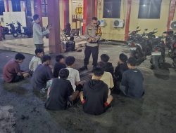 Diduga Hendak Tawuran, Polisi Amankan Belasan Remaja dan Sebilah Parang