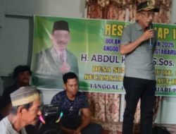 Melalui Reses, Abdul Kadir Serap Aspirasi Warga Desa Sungai Limau