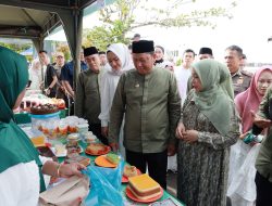 Buka Pasar Panginan Ramadhan, Bupati H Bahrul Ilmi Sampaikan Pesan Presiden untuk Utamakan Pertanian Pangan
