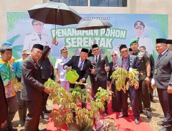 Awali Program 100 Hari Kerja, Bupati dan Wakil Bupati Kotabaru Lakukan Tanam Pohon Serentak