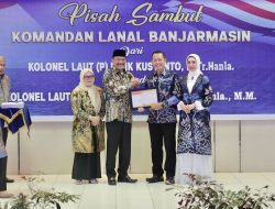 Pisah Sambut Danlanal Banjarmasin: Supian HK Apresiasi Dedikasi dan Sambut Pemimpin Baru