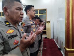 Polres Batola Gelar Shalat Ghaib untuk Personel Polri Polres Way Kanan Lampung yang Gugur dalam Tugas
