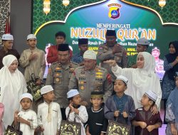 Kapolres Kotabaru dan Ketua Cabang Bhayangkari Buka Puasa Bersama Yatim Piatu