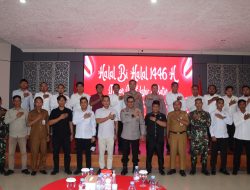 Perkuat Sinergitas, Polres Kotabaru Gelar Halal Bihalal bersama Komunitas Intelijen Daerah Kotabaru