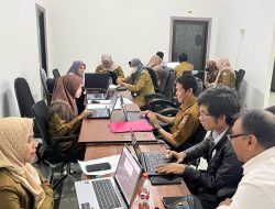 Diskominfo Kotabaru Melakukan Verifikasi dan Validasi e-Walidata kepada SKPD