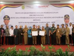 Pemerintah Kota Banjarmasin Pastikan Pembangunan Selaras dengan Pemerintah Pusat dan Provinsi