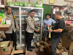 Polsek Kelumpang Tengah Amankan Penjual Miras dalam Ops Sikat Intan 2025