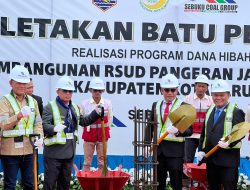 Bupati Kotabaru Letakan Batu Pertama Pembangunan RSUD PJS Kotabaru