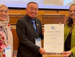 Gubernur Kalsel H Muhidin Terima Sertifikat UNESCO Global Geopark (UGGp) Meratus dari UNESCO di Paris Perancis