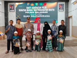 HUT Bhayangkara ke-79, Polres Balangan Gelar Khitanan Massal dan Pengobatan Gratis