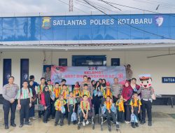 Polisi Sahabat Anak Edukasi Keselamatan Lalu Lintas untuk Anak Berkebutuhan Khusus Dalam Rangka HUT Bhayangkara ke-79