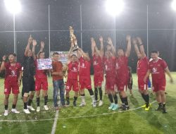 Turnamen Mini Soccer Kapolres Cup 2025, Tim Polsek Kambatang Kalahkan Tim Gabungan BAG Polres Kotabaru