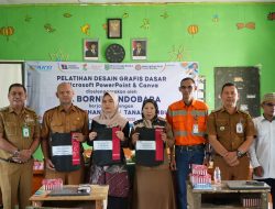 Tingkatkan Kompetensi Guru, PT Borneo Indobara Berikan Pelatihan Desain Grafis 