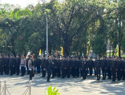Upacara Peringatan Hari Bhayangkata ke-79 di Polres Tanbu Berlangsung Khidmat
