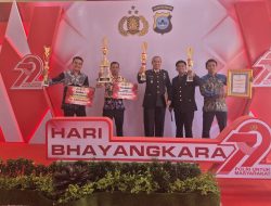 Personel dan Warga Binaan Polres Kotabaru Raih Penghargaan di Hari Bhayangkara ke-79