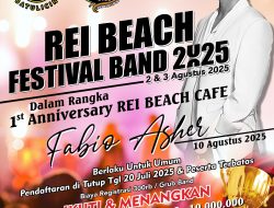 Festival Band Bakal Meriahkan Anniversary Rei Beach Cafe Batulicin, Panitia Datangkan Fabio Asher 
