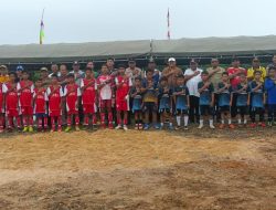 Jalin Kebersamaan, Polsek Pulau Laut Barat Gelar Turnamen Mini Soccer