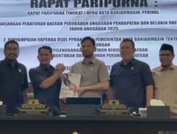 DPRD Banjarmasin Segera Bahas Raperda Perubahan APBD 2025